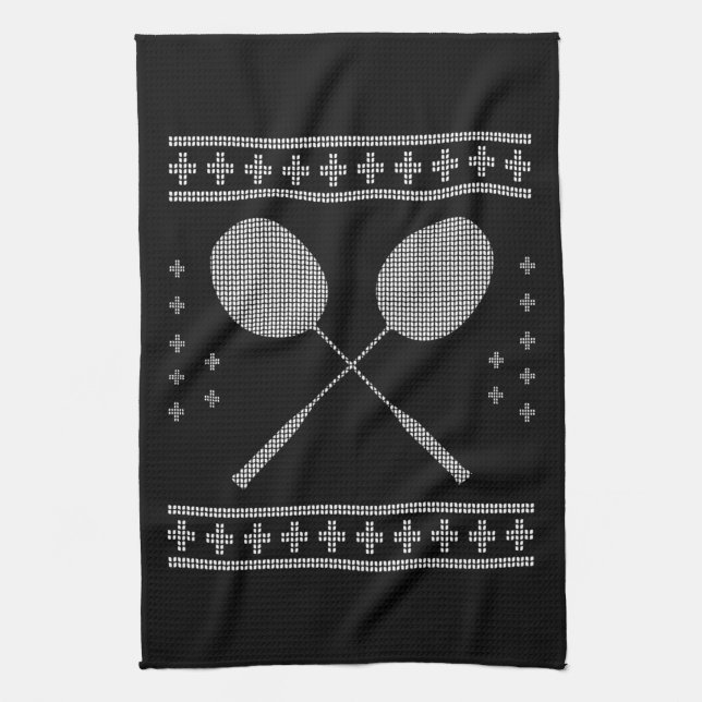 Paño De Cocina Navidades de Badminton (Vertical)