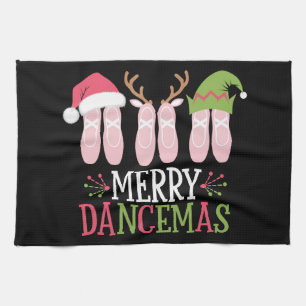 Paño De Cocina Navidades de bailes de cerezos ballet zapatillas b