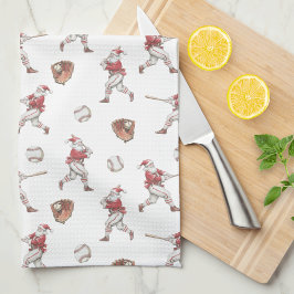 Paño De Cocina Navidades de béisbol de Santa Lucía