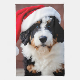 Paño De Cocina Navidades de Bernedoodle