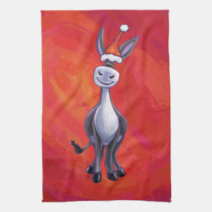 Paño De Cocina Navidades de burro