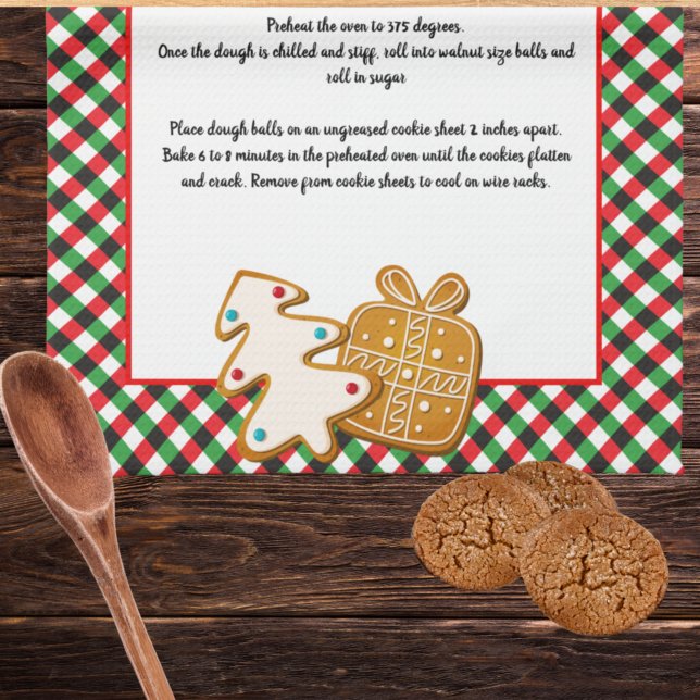 Paño De Cocina Navidades de conservas de recetas galletas de colo (Subido por el creador)