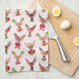Paño De Cocina Navidades de Coquette Reno Preppy