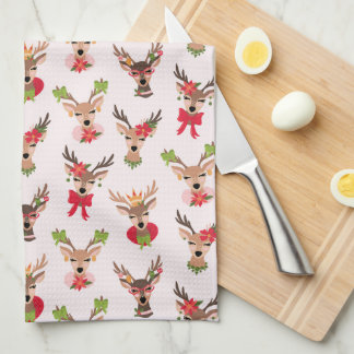 Paño De Cocina Navidades de Coquette Reno Preppy