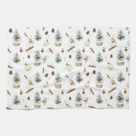 Paño De Cocina Navidades de Eucalyptus Acorns