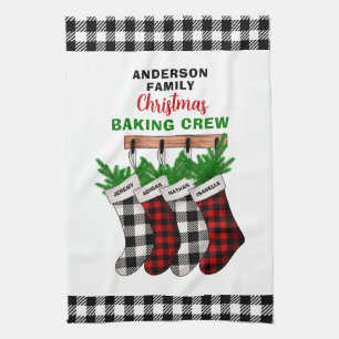 Paño De Cocina Navidades de familia haciendo equipo