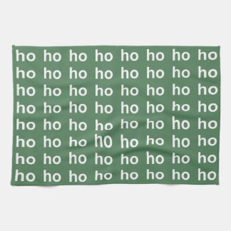 Paño De Cocina Navidades de Ho-Ho-Ho Green