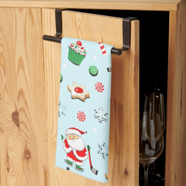 Paño De Cocina Navidades de hockey (Pliegue de tercios)