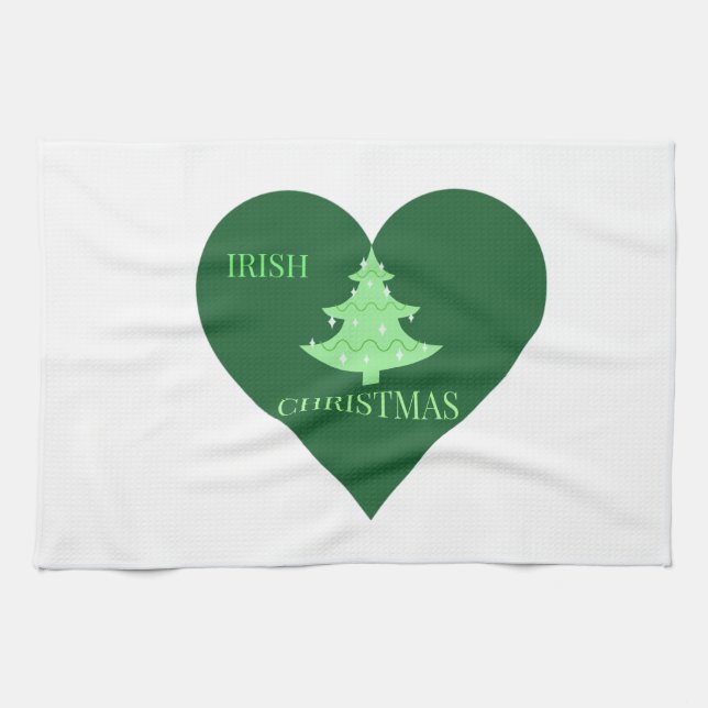 Paño De Cocina Navidades de Irlanda (Horizontal)