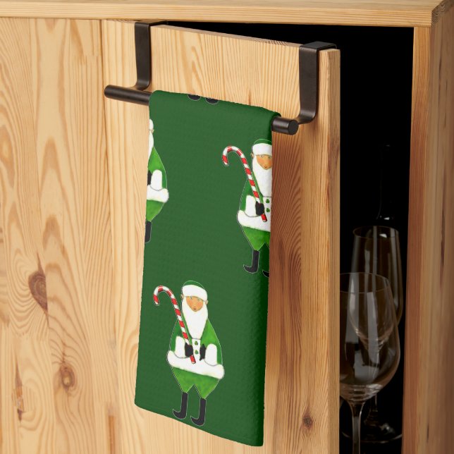 Paño De Cocina Navidades de Irlanda (Pliegue de tercios)