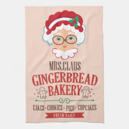 Paño De Cocina Navidades de la Sra. Claus Gingerbread
