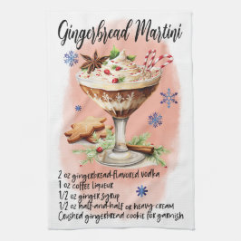 Paño De Cocina Navidades de Martini Cute Gingerbread Bebe Receta