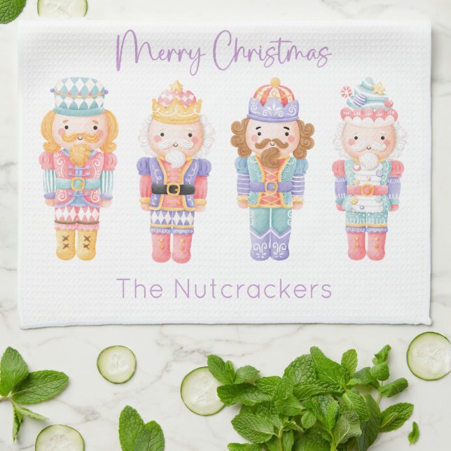Paño De Cocina Navidades de Nutcracker (Doblado)