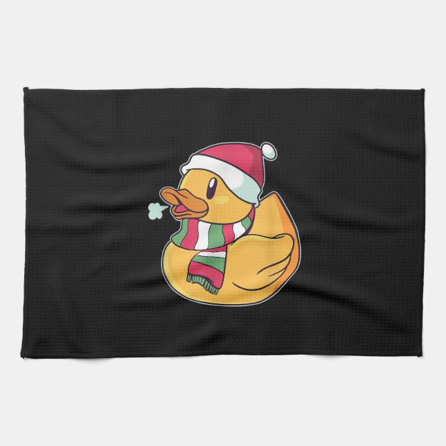 Paño De Cocina Navidades de pato cortos (Horizontal)