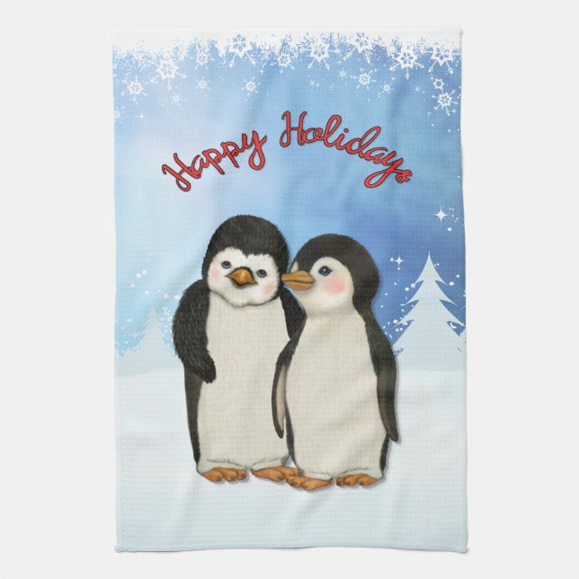 Paño De Cocina Navidades de Penguin (Vertical)