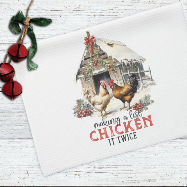 Paño De Cocina Navidades de pollo con salsa de pollo (Subido por el creador)