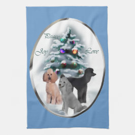 Paño De Cocina Navidades de Poodle Lovers