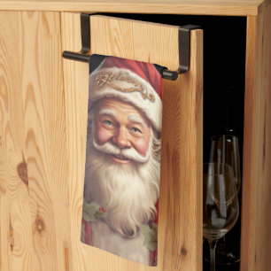 Paño De Cocina Navidades de Santa Claus Saint Nicholas