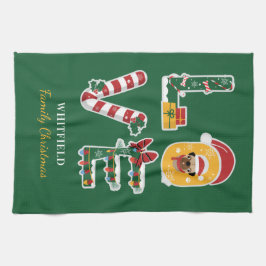 Paño De Cocina Navidades de vacaciones en familia Calentamiento