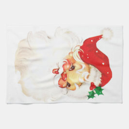 Paño De Cocina Navidades del Viejo Santa Claus Retro Jolly