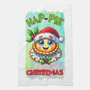 Paño De Cocina Navidades divertidos haciendo arte de palabras