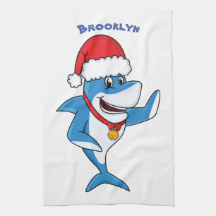 Paño De Cocina Navidades divertidos ilustracion personalizado de