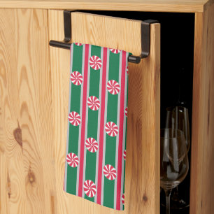 Paño De Cocina Navidades divertidos y aficionados Peppermint Cand