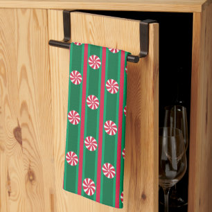 Paño De Cocina Navidades divertidos y aficionados Peppermint Cand