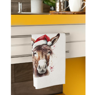 Paño De Cocina Navidades Donkey, personalizable