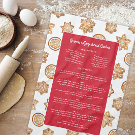 Paño De Cocina Navidades dulces de pan de jengibre Keepsake Regal