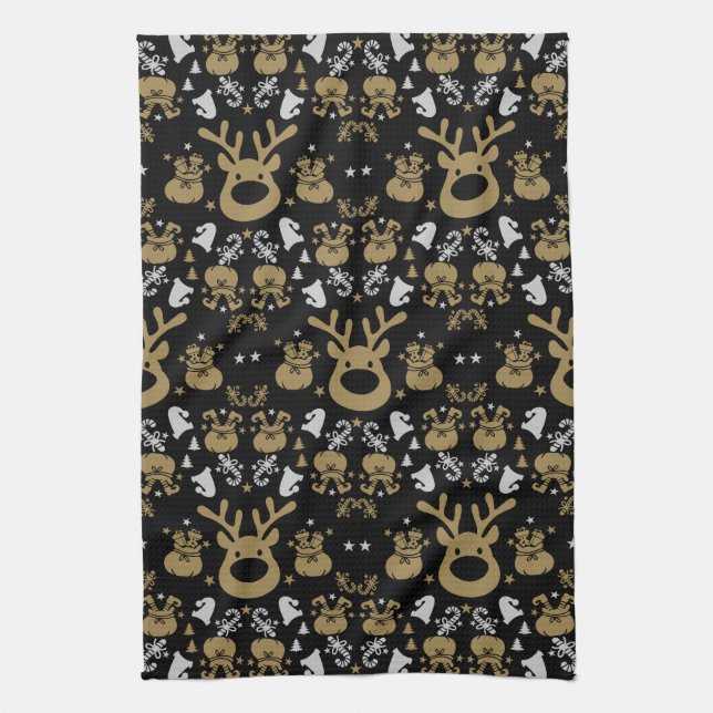 Paño De Cocina Navidades Elf Wrapping (Vertical)
