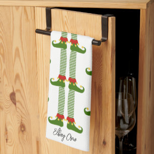 Paño De Cocina Navidades Elves Holiday ELFING CreW Festividad