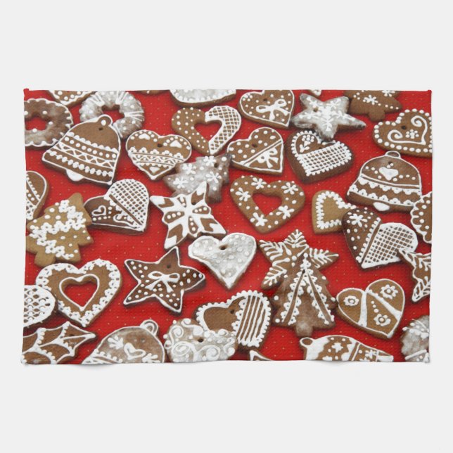 Paño De Cocina Navidades Gingerbread Cookies (Horizontal)