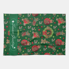 Paño De Cocina Navidades Gingerbread Men