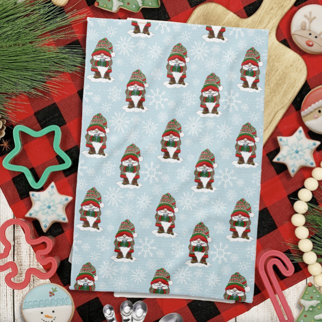 Paño De Cocina Navidades Gnome Red Green Cute (Subido por el creador)