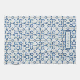 Paño De Cocina Navidades hojas y pétalos de flores