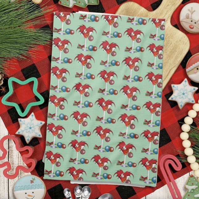 Paño De Cocina Navidades Holidays Joy Dragon (Subido por el creador)