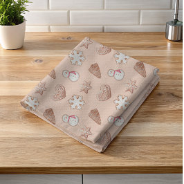 Paño De Cocina Navidades Intercambio de cookies