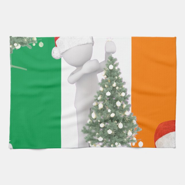 Paño De Cocina navidades irlandeses (Horizontal)