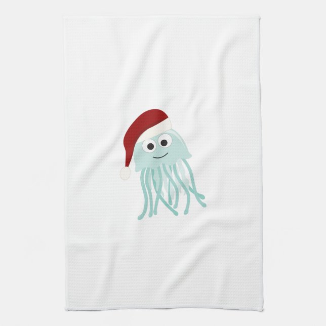 Paño De Cocina Navidades Jellyfish (Vertical)