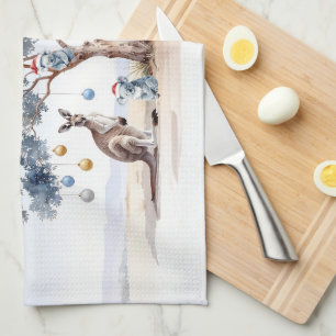 Paño De Cocina Navidades Kangaroo Koalas Platypus Gumtree Baubles