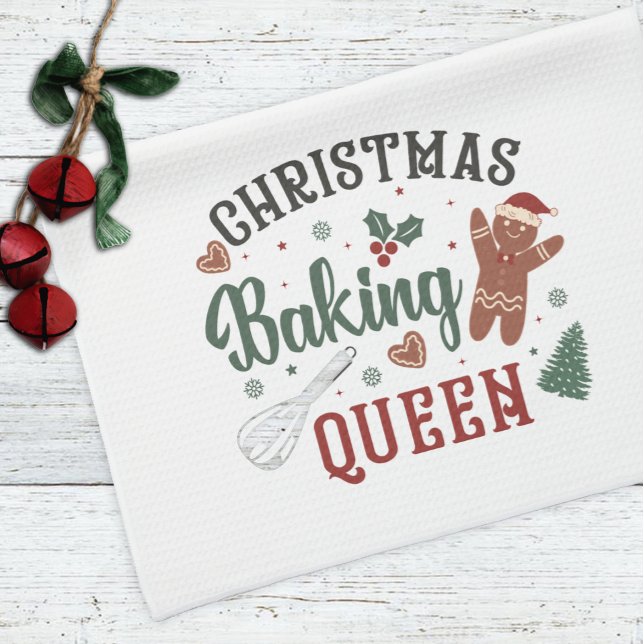 Paño De Cocina Navidades ladran a Navidades de vacaciones reina (Subido por el creador)
