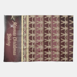 Paño De Cocina Navidades Las cookies de Gingerbread Personalizada