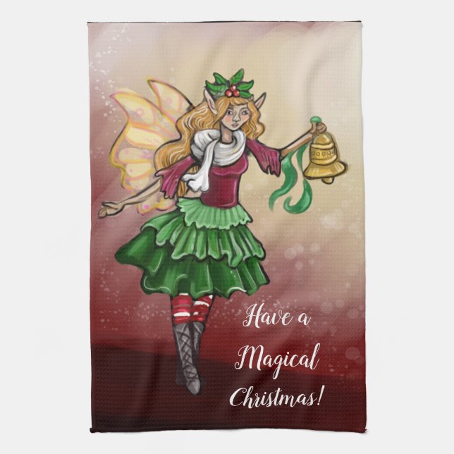 Paño De Cocina Navidades mágicos Bell Fairy (Vertical)
