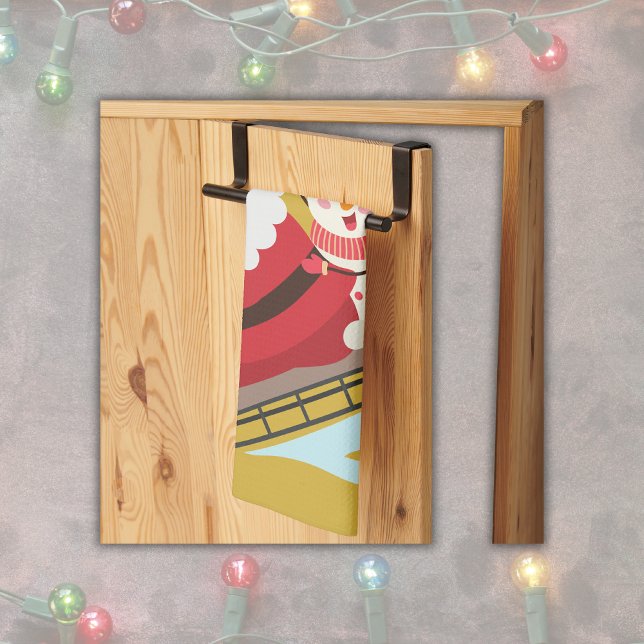 Paño De Cocina Navidades Monogramados de Merry y Bright sobre el  (Subido por el creador)