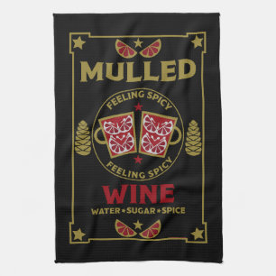 Paño De Cocina Navidades mulled Red Wine