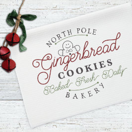 Paño De Cocina Navidades navideños del Polo Norte Gingerbread Coo