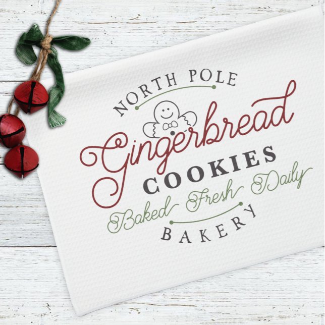 Paño De Cocina Navidades navideños del Polo Norte Gingerbread Coo (Subido por el creador)