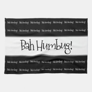 Paño De Cocina Navidades negros de Bah Humbug