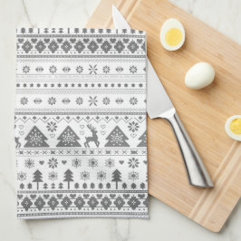 Paño De Cocina Navidades nórdicos tradicionales escandinavos grie